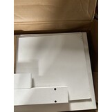 vidaXL Bijzetkast Wit met LED - 60% Korting!