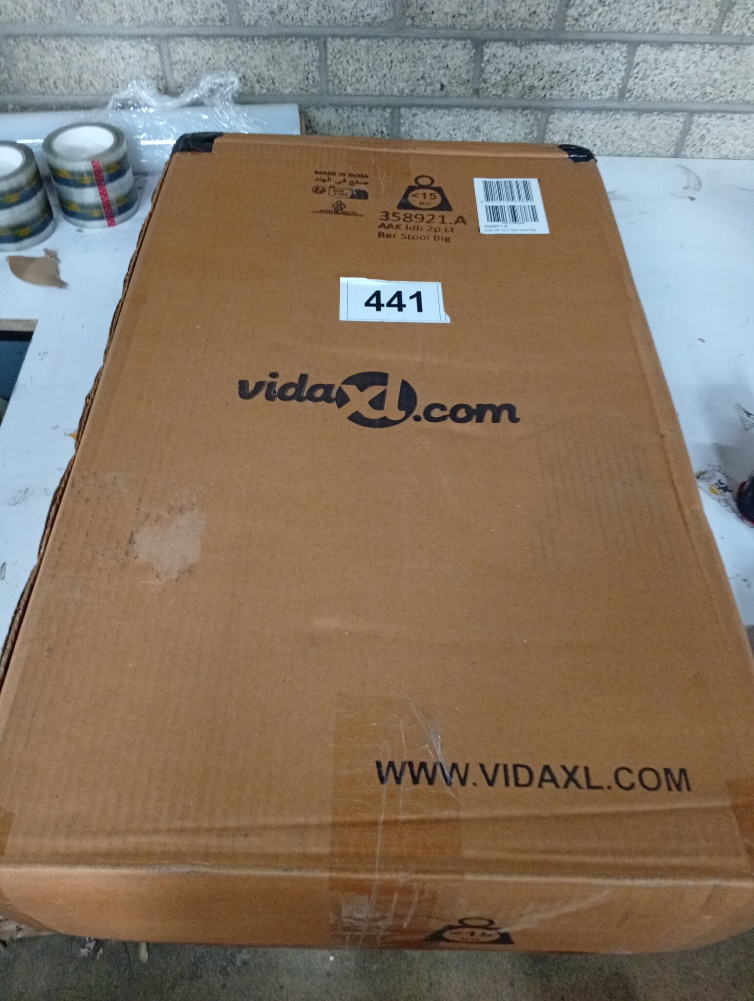 vidaXL Barkrukken Gavin (2 st.) - 40% Korting