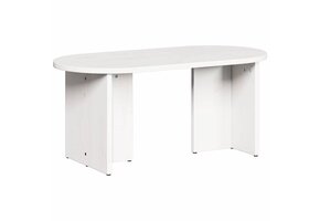 vidaXL Salontafel Wit Grenenhout - 55% Korting