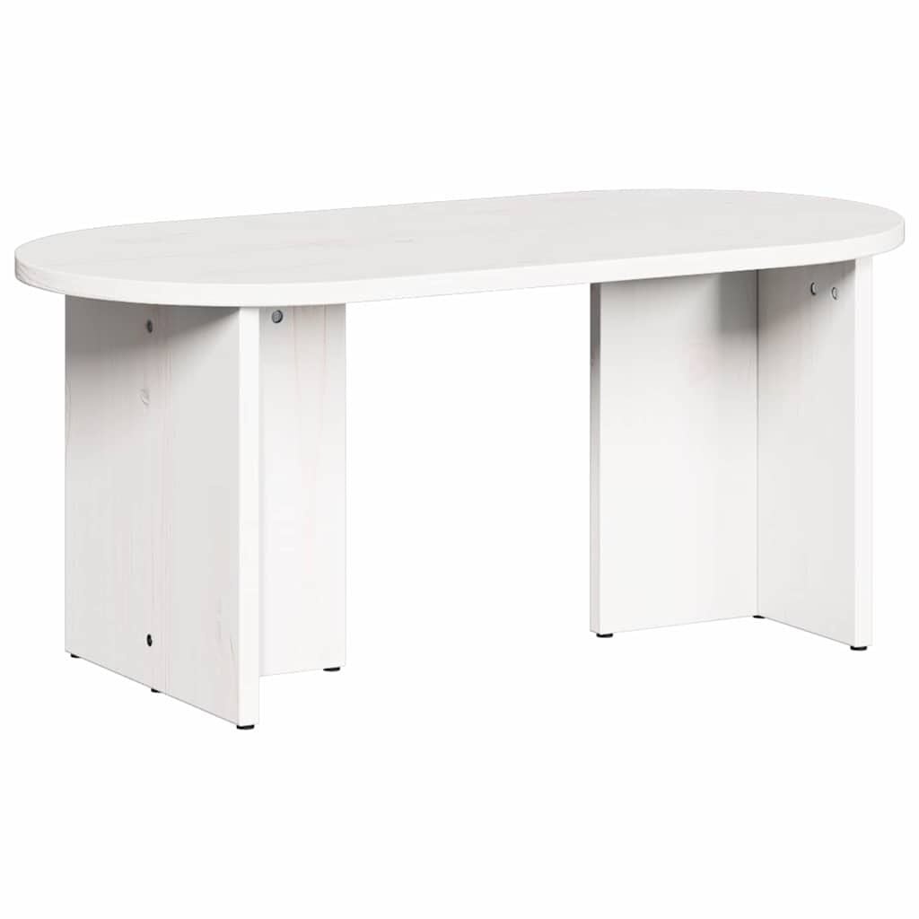 vidaXL Salontafel Wit Grenenhout - 55% Korting