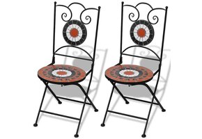 vidaXL Bistrostoelen Inklapbaar (55% Korting) - 2 stuks