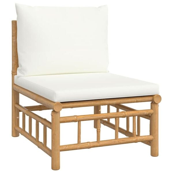 vidaXL 3-delige Loungeset Bamboe - 30% Korting!