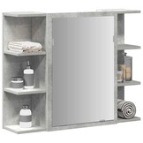 VidaXL Badkamerspiegelkast Betongrijs 80x20,5x64cm - 30% Korting