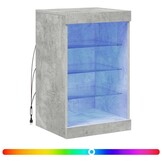 vidaXL Dressoir met LED: betongrijs | 30% Korting