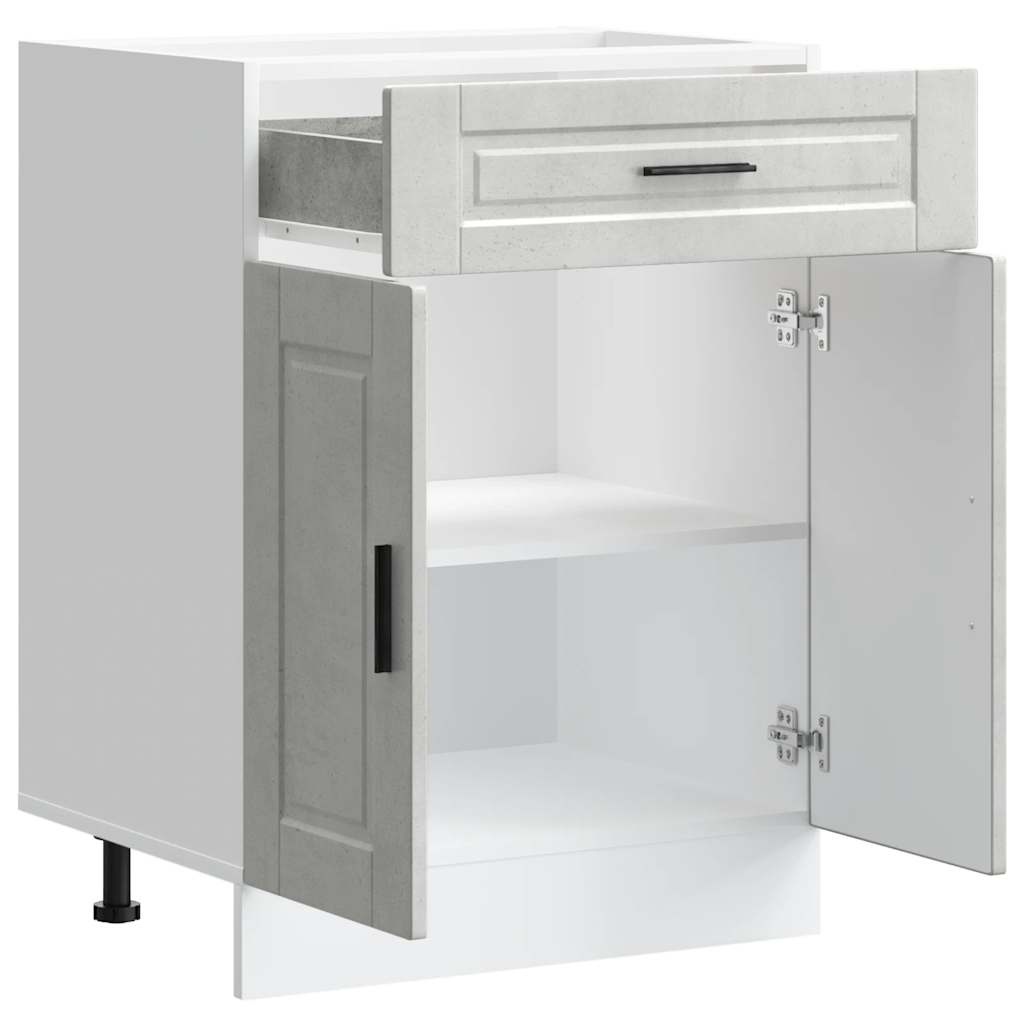 vidaXL Keukenonderkast 'Porto' - Betongrijs (30% korting)