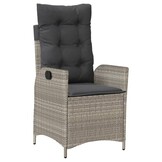 vidaXL Tuinstoelen 2 st. verstelbaar met kussens | 35% korting