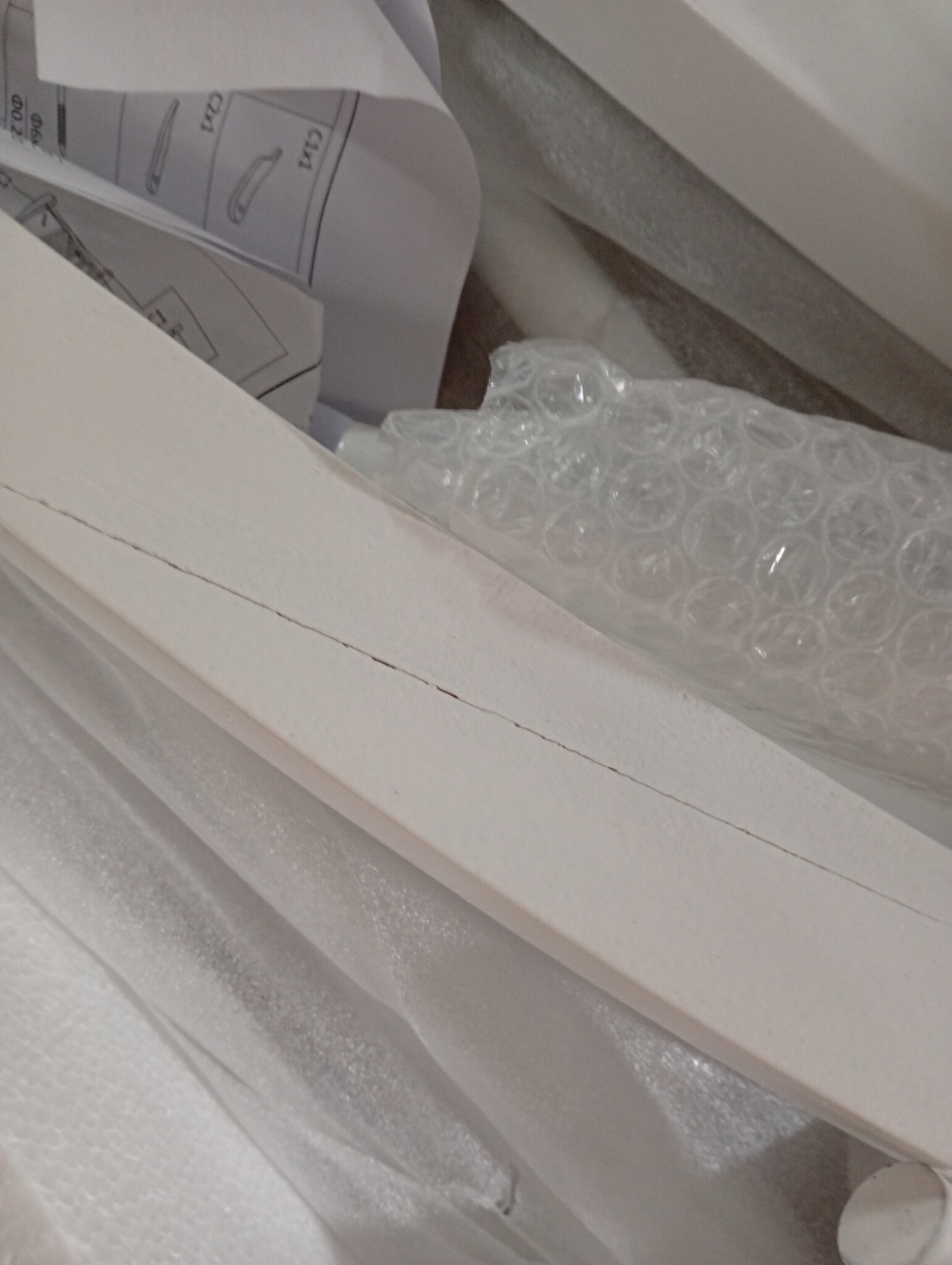 vidaXL Schommelstoel Hout Wit - 60% Korting