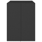 VidaXL Bartafel Zwart met Glas & 35% Korting