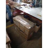 vidaXL Tuinbank 2-zits met kussens, poly rattan grijs | 55% Korting!