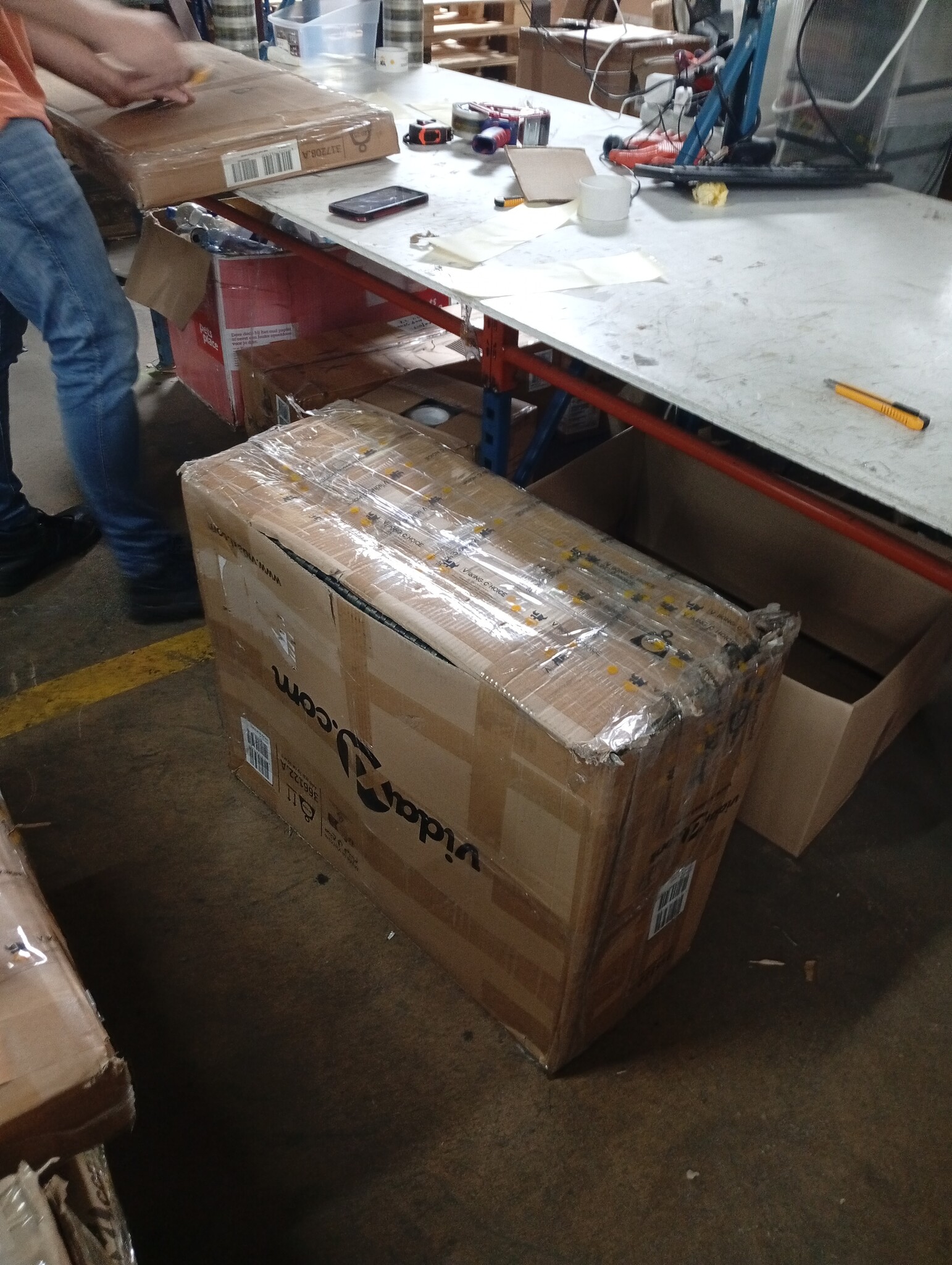 vidaXL Tuinbank 2-zits met kussens, poly rattan grijs | 55% Korting!