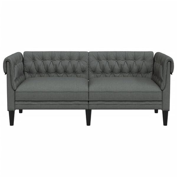 vidaXL Chesterfield 2-zitsbank stof, 35% korting!
