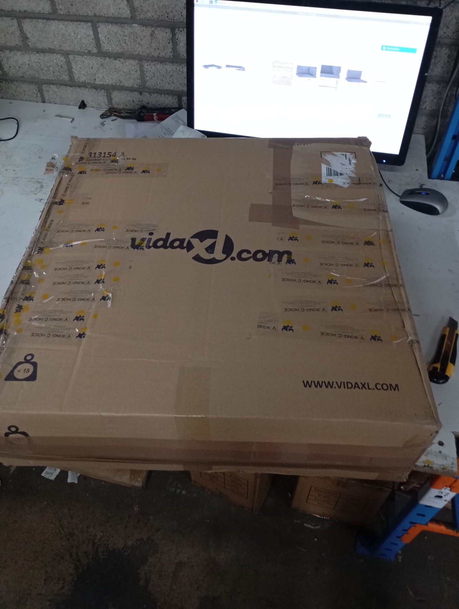 vidaXL Bamboe Middenbank - 60% Korting!