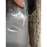 vidaXL Tuinstoelen 2 st verstelbaar kussens poly rattan gemengd beige