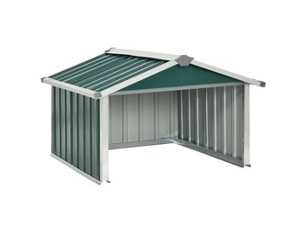 vidaXL Robotmaaier Overkapping - Staal Groen - 35% Korting