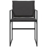 VidaXL Tuinstoelen 4 st. Zwart - 55% Korting!