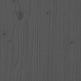 vidaXL Hoogslaper massief grenenhout grijs 75x190 cm