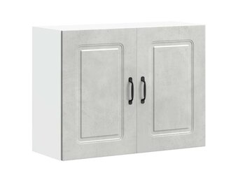 vidaXL Keukenwandkast Kalmar bewerkt hout betongrijs