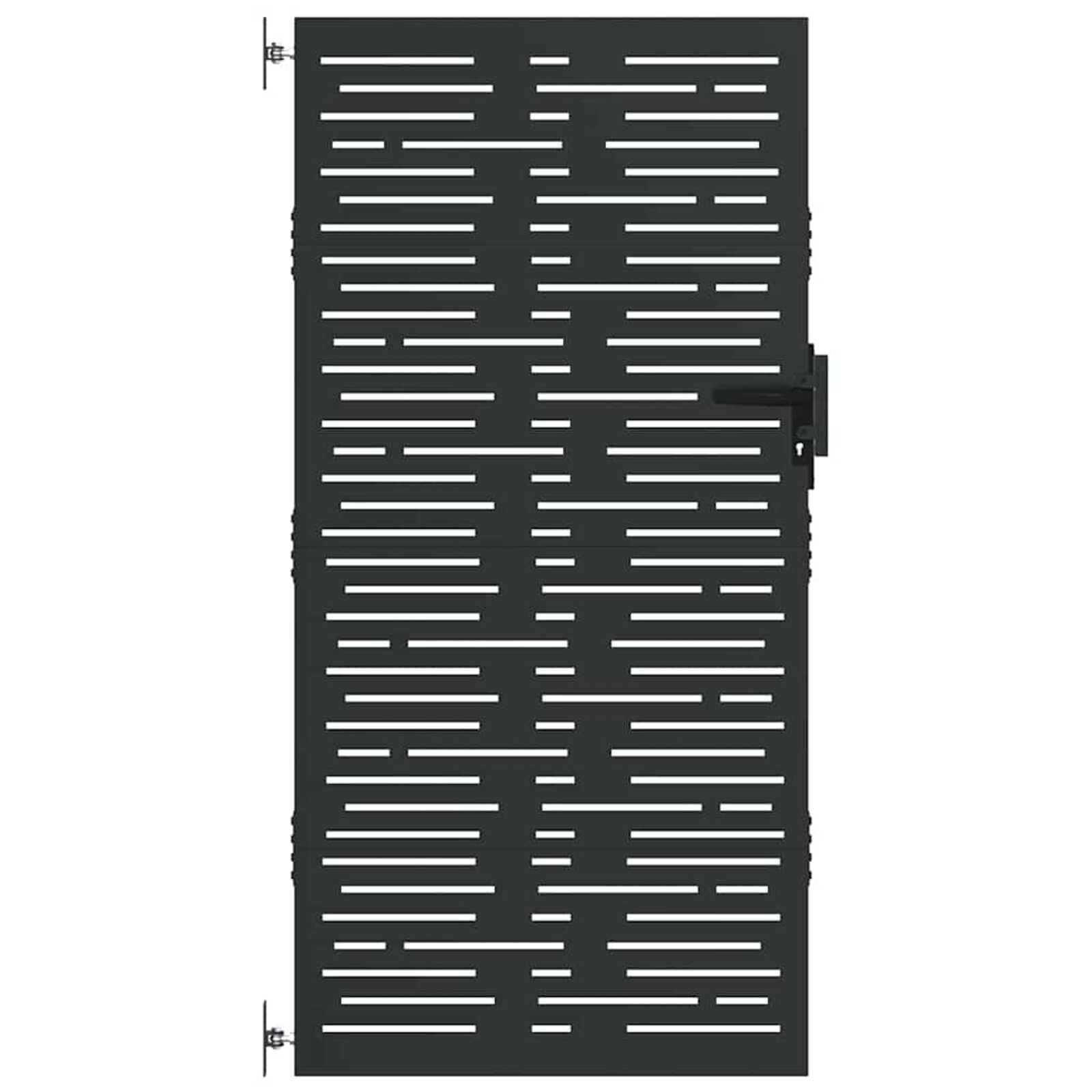 vidaXL Tuinpoort Corten Staal 85x100 cm - 60% Korting!