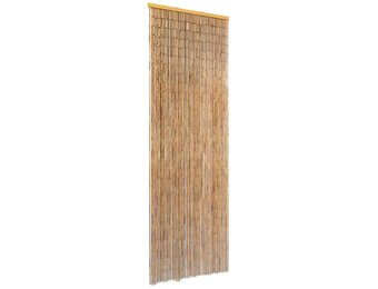 vidaXL Bamboe Vliegengordijn 56x185cm | 74% Korting