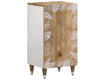 vidaXL Dressoir Massief Mangohout - 40x33,5x75 cm | 60% Korting