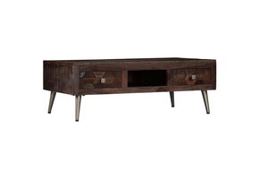 vidaXL Salontafel 100x60x35 cm Gerecycled Hout - 47% Korting!