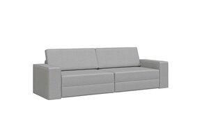 vidaXL Vloersofa Bed Wolken grijs - 60% Korting
