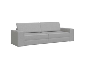 vidaXL Vloersofa Bed Wolken grijs - 60% Korting