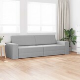 vidaXL Vloersofa Bed Wolken grijs - 60% Korting