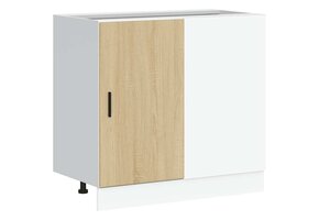 vidaXL Spoelbakonderkast bewerkt hout sonoma eiken - 64% Korting!