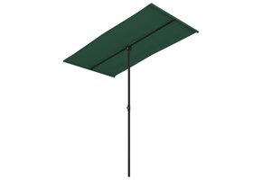 vidaXL Parasol Groen - 65% Korting! Aluminium Paal 180x110 cm
