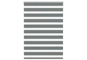 vidaXL Zebra Rolgordijn Donkergrijs 115x150 cm - 41% Korting!