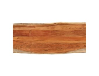 VidaXL Acaciahout Tafelblad 140x60cm - Natuurlijke Rand - 60% Korting