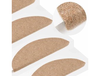 VidaXL Trapmatten Beige Zelfklevend (10 st.) - Nu 30% Korting!
