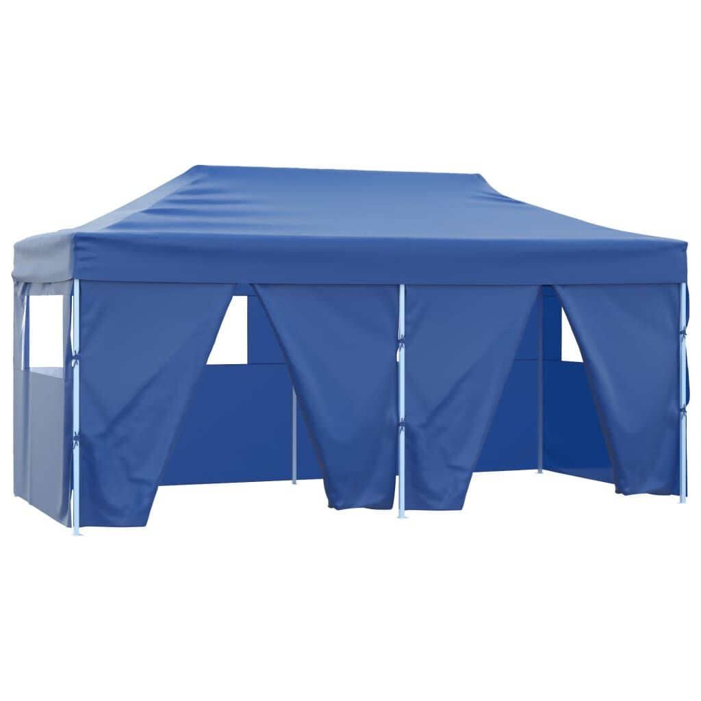 vidaXL Partytent Blauw 3x6m Inklapbaar - 60% Korting!