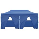 vidaXL Partytent Blauw 3x6m Inklapbaar - 60% Korting!