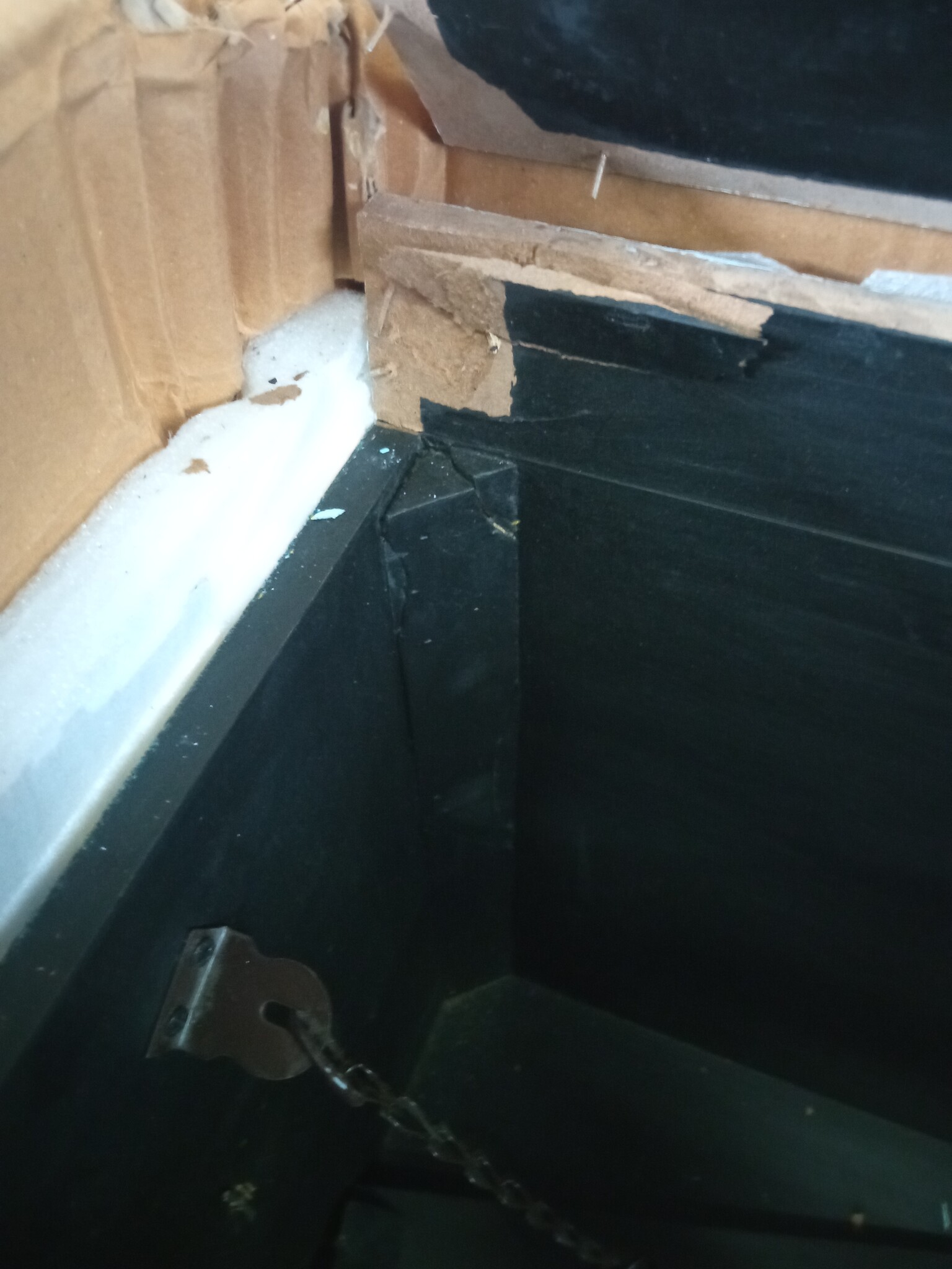 vidaXL Opbergbox Mangohout Handgeschilderd - 60% Korting!