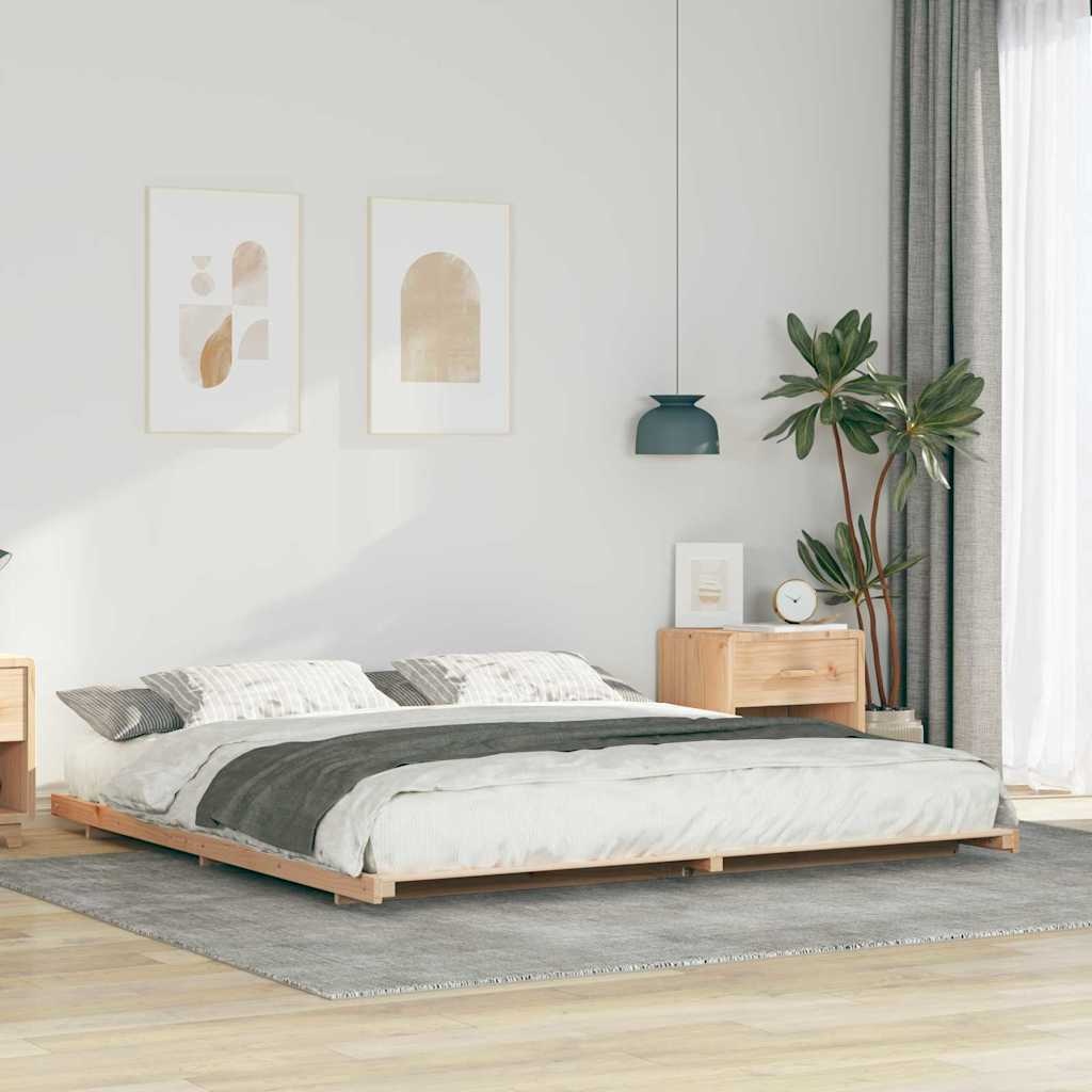 vidaXL Bedframe Grenenhout 180x200 cm | 64% Korting