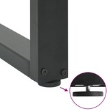 vidaXL Eettafelpoten 2x U-vorm Staal Antraciet 60x72-73 cm - 30% Korting!