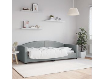 vidaXL Slaapbank 80x200 cm - Lichtgrijs - 35% Korting