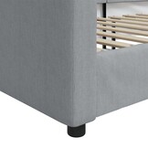 vidaXL Slaapbank 80x200 cm - Lichtgrijs - 35% Korting