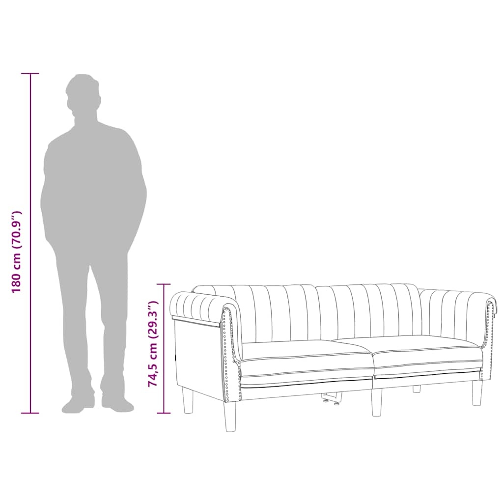 vidaXL Driezitsbank Fluweel Donkergroen - 35% Korting!