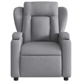 vidaXL Fauteuil stof lichtgrijs - Verstelbaar & 35% Korting