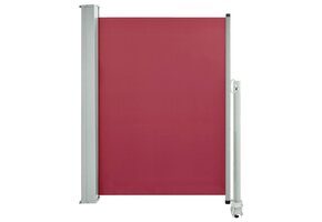 VidaXL Uittrekbaar Tuinscherm 100x300 cm Rood - 30% Korting