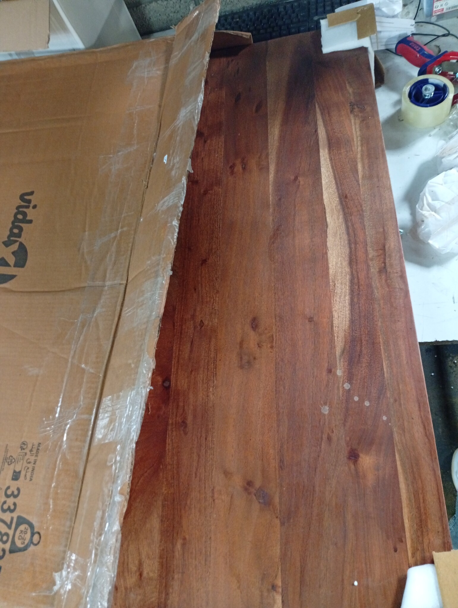 VidaXL Bartafel Massief Acaciahout - 60% Korting!