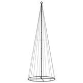 vidaXL Kegelkerstboom 732 LED's warmwit 160x500 cm - 41% Korting