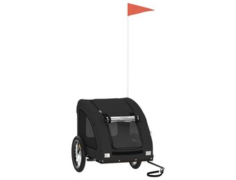 vidaXL Hondenfietstrailer - Zwart | 60% Korting