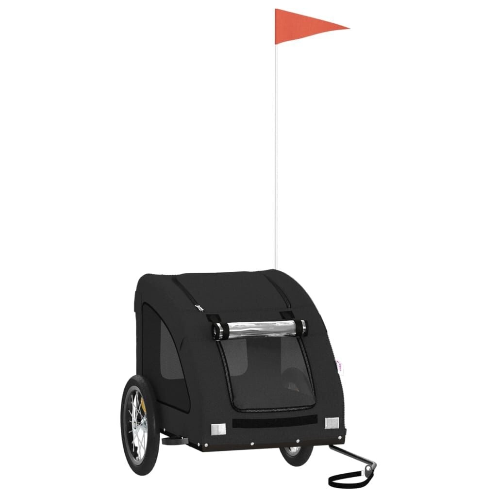 vidaXL Hondenfietstrailer - Zwart | 60% Korting