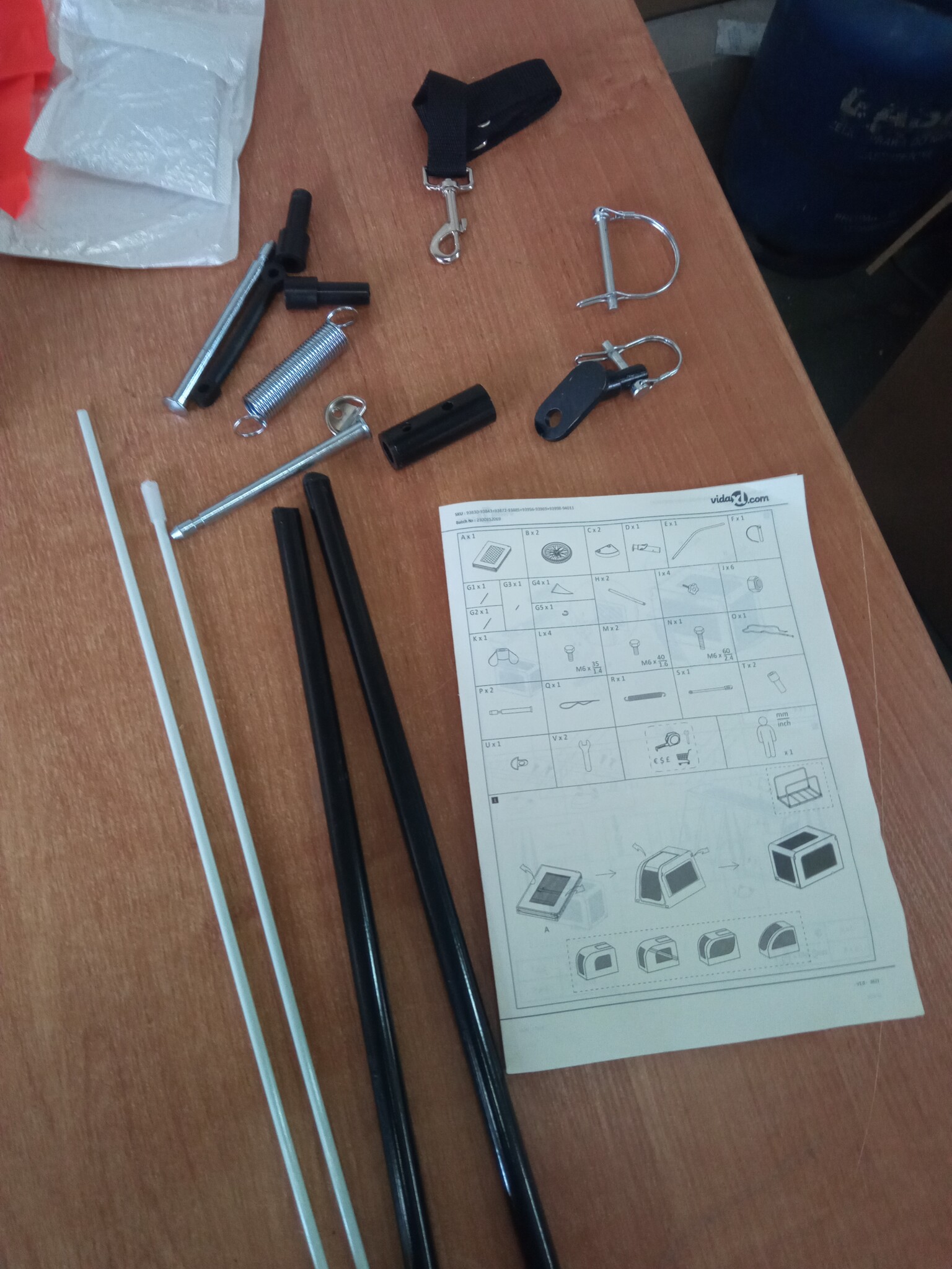 vidaXL Hondenfietstrailer - Zwart | 60% Korting