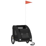 vidaXL Hondenfietstrailer - Zwart | 60% Korting
