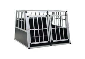 vidaXL Hondenbench Dubbele Deur 94x88x69cm - 37% Korting!